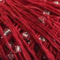 Red- Transparent Beads