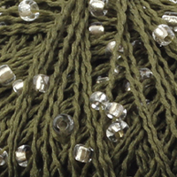 Khaki green - Transparent Beads