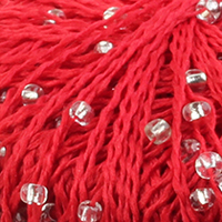 Red- Transparent Beads